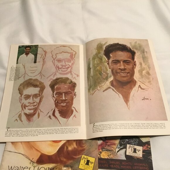 Vintage Walter T. Foster Art Books - Lot Of 3 How To Draw/Oil PAINT - Picture 9 of 10